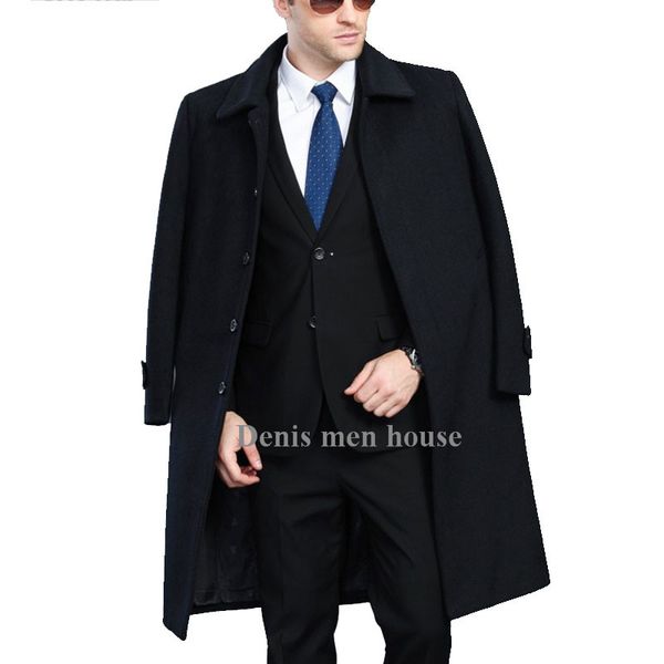 2016 custom made new turn down collar men overcoat single breasted thick abrigo hombre casual male winter coats, Black
2016 custom made new turn down collar men overcoat single breasted thick abrigo hombre casual male winter coats, Black