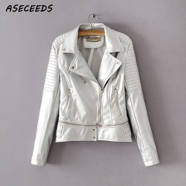 long sleeve silver leather jacket women zipper coat casual fashion korean clothes 2018 chaquetas invierno mujer, Black
long sleeve silver leather jacket women zipper coat casual fashion korean clothes 2018 chaquetas invierno mujer, Black