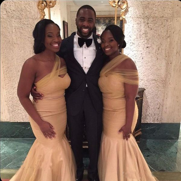 New Cheap Long Mermaid Arabic African Bridesmaid Dresses One Shoulder Maid of Honor Dress Wedding Guest Gown Custom Made Plus Size
New Cheap Long Mermaid Arabic African Bridesmaid Dresses One Shoulder Maid of Honor Dress Wedding Guest Gown Custom Made Plus Size