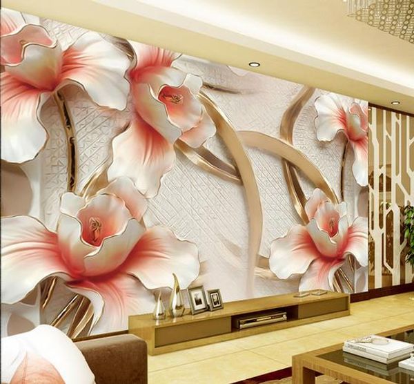 flower wall decoration painting wallpaper for walls 3 d for living roomlily flower three-dimensional relief tv background wall painting
flower wall decoration painting wallpaper for walls 3 d for living roomlily flower three-dimensional relief tv background wall painting