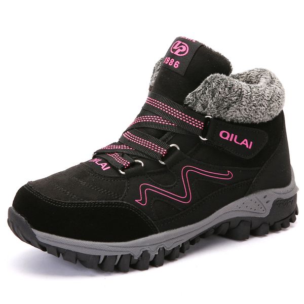 women ankle boots winter plush fur keep warm shoes lace up height increasing boots 2018 fashion for women shoes, Black
women ankle boots winter plush fur keep warm shoes lace up height increasing boots 2018 fashion for women shoes, Black