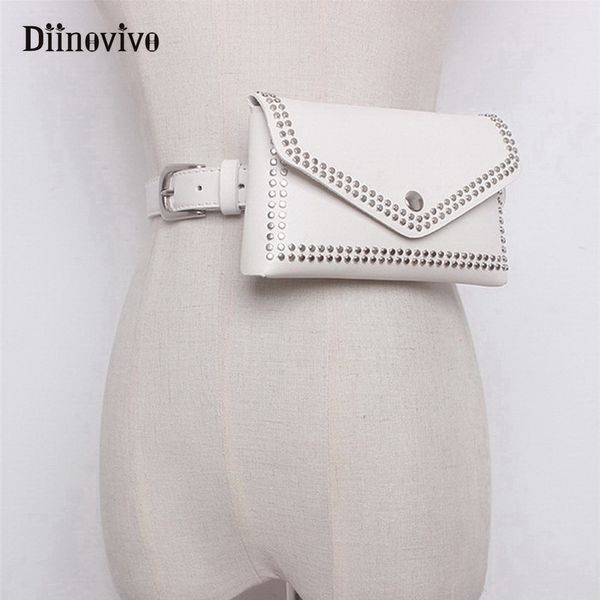 diinovivo women rivet waist belt pack casual waist bag leather belt bags travel wallets fanny bags ladies fit phone whdv0680
diinovivo women rivet waist belt pack casual waist bag leather belt bags travel wallets fanny bags ladies fit phone whdv0680