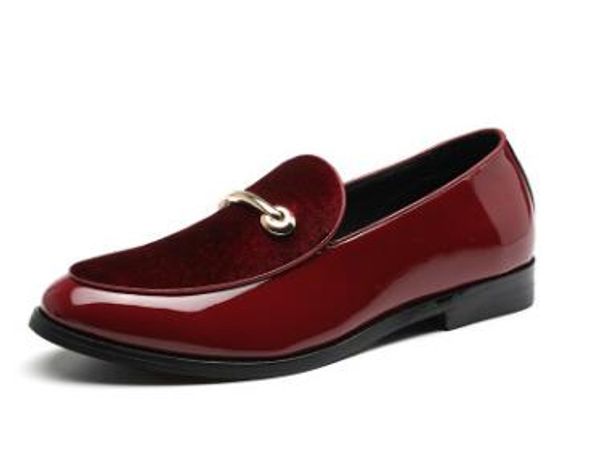 luxury men casual wedding nightclub patent dress shoes genuine leather pointed toe brogue flat shoes slip on loafers male oxford 38-46, Black
luxury men casual wedding nightclub patent dress shoes genuine leather pointed toe brogue flat shoes slip on loafers male oxford 38-46, Black