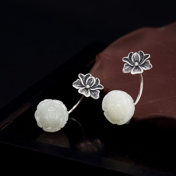 2018 rushed anniversary earings fashion jewelry pure lotus natural hetian jade joker restoring ancient ways earrings, Golden;silver
2018 rushed anniversary earings fashion jewelry pure lotus natural hetian jade joker restoring ancient ways earrings, Golden;silver
