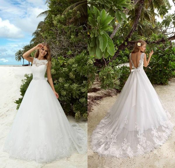 vintage lace jewel wedding dresses tulle beaded sleeveless sweep train bridal gowns applique vestido de novia white formal bride dress
vintage lace jewel wedding dresses tulle beaded sleeveless sweep train bridal gowns applique vestido de novia white formal bride dress