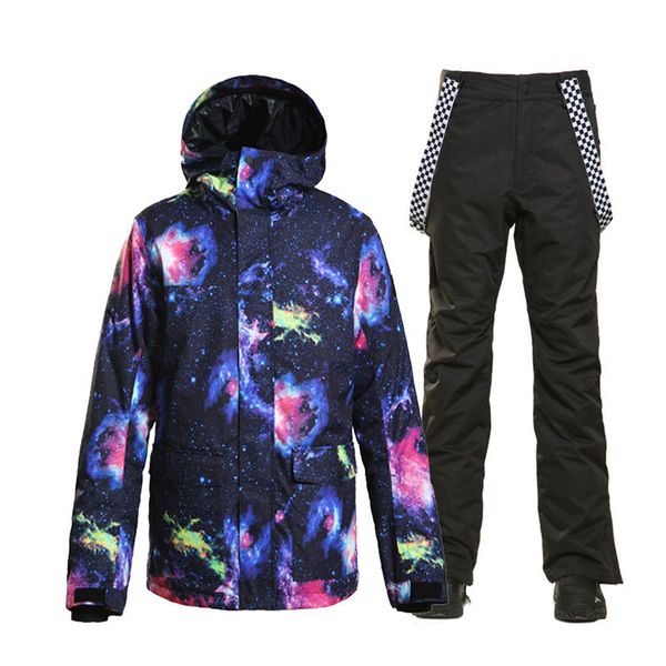 smn good men's snow suit outdoor sports wear snowboarding sets waterproof windproof ski suit sets jacket and bib snow pants
smn good men's snow suit outdoor sports wear snowboarding sets waterproof windproof ski suit sets jacket and bib snow pants