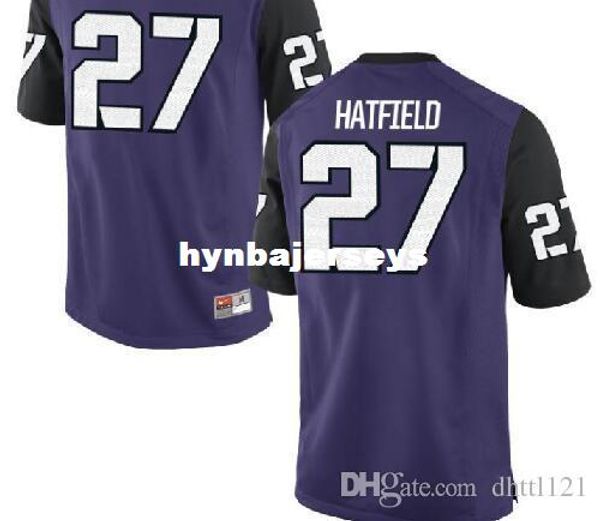 men #27 purple brandon hatfield tcu horned frogs alumni jersey stitched football jerseys, Black;red
men #27 purple brandon hatfield tcu horned frogs alumni jersey stitched football jerseys, Black;red