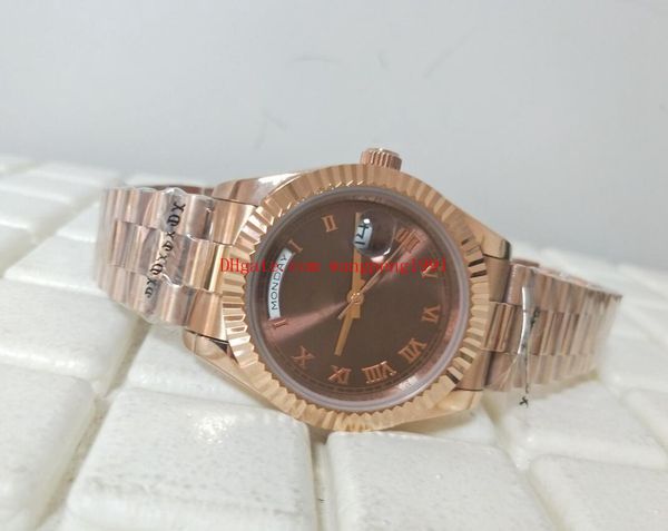 luxury watch 41mm 218235-83215 brown dial 18k rose gold bracelet double calendar automatic men's watch watches, Slivery;brown
luxury watch 41mm 218235-83215 brown dial 18k rose gold bracelet double calendar automatic men's watch watches, Slivery;brown