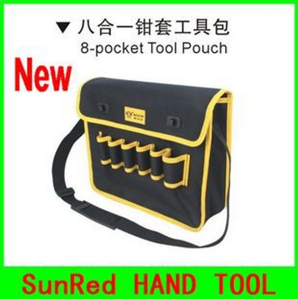 

r taiwan made oxford complex material handy 8-pocket shoulder bag for tools no.05154 hipping wholesale