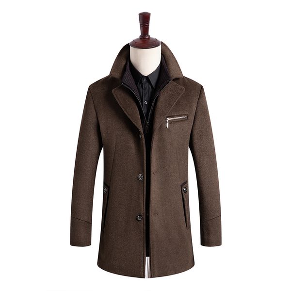 winter thick men's korean style self-cultivation long section lapel black brown navy blue wool coat jacket
winter thick men's korean style self-cultivation long section lapel black brown navy blue wool coat jacket