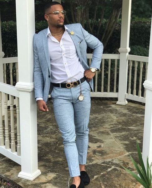 2018 summer blue linen men suits wedding custom made bridegroom blazers slim fit groom tuxedos casual jacket 2 pieces suit with pants, Black;gray
2018 summer blue linen men suits wedding custom made bridegroom blazers slim fit groom tuxedos casual jacket 2 pieces suit with pants, Black;gray