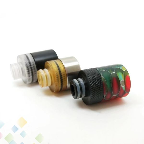 

510 to 810 Drip Tip Adapter for TFV8 Baby 510 Atomizer Tank Connecter Adaptor E Cigarette POM PC PEI Material DHL Free