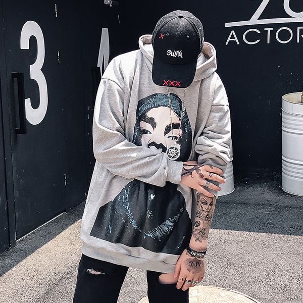 2018 spring tidal wind hip hop european american jacket male casual student personality hedge tide sweatshirts men ing, Black
2018 spring tidal wind hip hop european american jacket male casual student personality hedge tide sweatshirts men ing, Black
