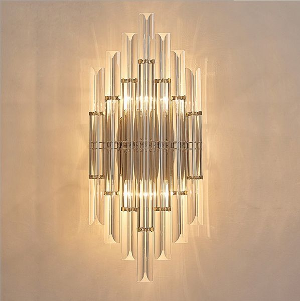 modern lustre crystal led wall lamp gold metal bedroom led wall lights fixtures living room led corridor wall sconce
modern lustre crystal led wall lamp gold metal bedroom led wall lights fixtures living room led corridor wall sconce