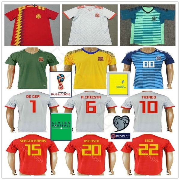 2018 World Cup Spain Home Away Soccer Jerseys INIESTA ASENSIO DIEGO COSTA SILVA THIAGO ISCO SERGIO RAMOS Custom Espana Football Shirt
2018 World Cup Spain Home Away Soccer Jerseys INIESTA ASENSIO DIEGO COSTA SILVA THIAGO ISCO SERGIO RAMOS Custom Espana Football Shirt