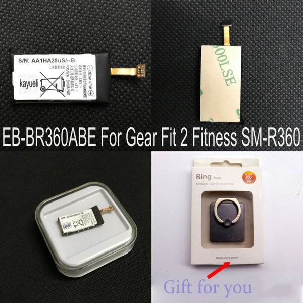 kayueli 200mah original 0.77wh eb-br360abe battery for samsung galaxy gear fit 2 r360 & gear fit 2 pro r365 with 3m glue, Bronze;slivery
kayueli 200mah original 0.77wh eb-br360abe battery for samsung galaxy gear fit 2 r360 & gear fit 2 pro r365 with 3m glue, Bronze;slivery