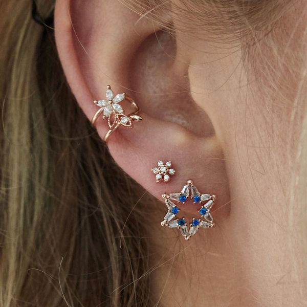 clip earring 925 sterling silver women beautiful flower cuff elegance dainty no piercing girl women cuff earring jewelry, Golden;silver
clip earring 925 sterling silver women beautiful flower cuff elegance dainty no piercing girl women cuff earring jewelry, Golden;silver