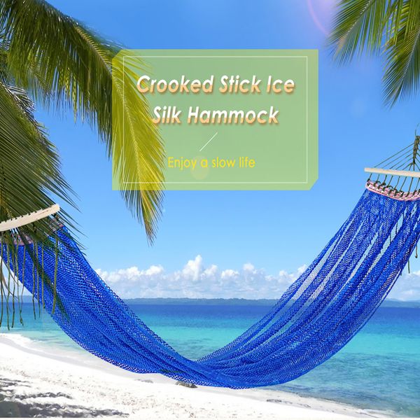 ultralight portable ice anti-rollover leisure hammock for camping backpacking traveling beach yard activity
ultralight portable ice anti-rollover leisure hammock for camping backpacking traveling beach yard activity
