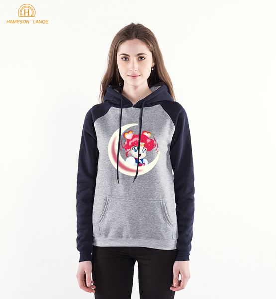 sailor moon women hoodies 2018 spring autumn anime sweatshirts harajuku women's raglan hooded fleece tracksuit brand clothing, Black
sailor moon women hoodies 2018 spring autumn anime sweatshirts harajuku women's raglan hooded fleece tracksuit brand clothing, Black