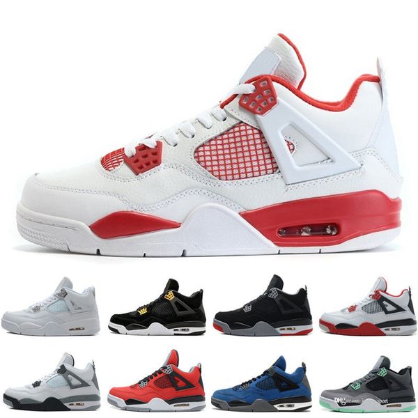 2018 4 4s mens basketball shoes motosports blue fire red white cement pure money black cat bred fear pack athletic sports sneakers trainers, White;red
2018 4 4s mens basketball shoes motosports blue fire red white cement pure money black cat bred fear pack athletic sports sneakers trainers, White;red