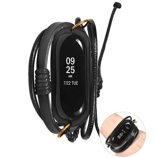 For Xiaomi Band 3 Bracelet Leather Watch Strap Braided Replacement Vintage Watch Band For Xiaomi Mi 3 Smart Accessories
For Xiaomi Band 3 Bracelet Leather Watch Strap Braided Replacement Vintage Watch Band For Xiaomi Mi 3 Smart Accessories
