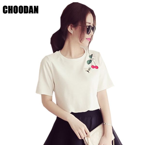 t shirt women cherry bees embroidery short sleeve ladies summer 2018 o-neck white/black shirt female korean fashion clothing
t shirt women cherry bees embroidery short sleeve ladies summer 2018 o-neck white/black shirt female korean fashion clothing