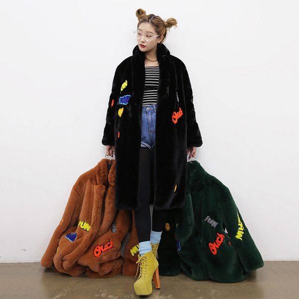 winter women jacket 2018 fashion faux fur medium long outerwear thicken warm high imitation fur parkas women wool jackets win69, Black
winter women jacket 2018 fashion faux fur medium long outerwear thicken warm high imitation fur parkas women wool jackets win69, Black