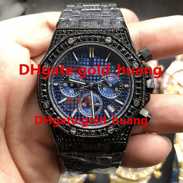 full iced luxury 42mm diamond quartz man watch full diamond band quartz stainless steel sapphire full function men's watches blue face, Slivery;brown
full iced luxury 42mm diamond quartz man watch full diamond band quartz stainless steel sapphire full function men's watches blue face, Slivery;brown