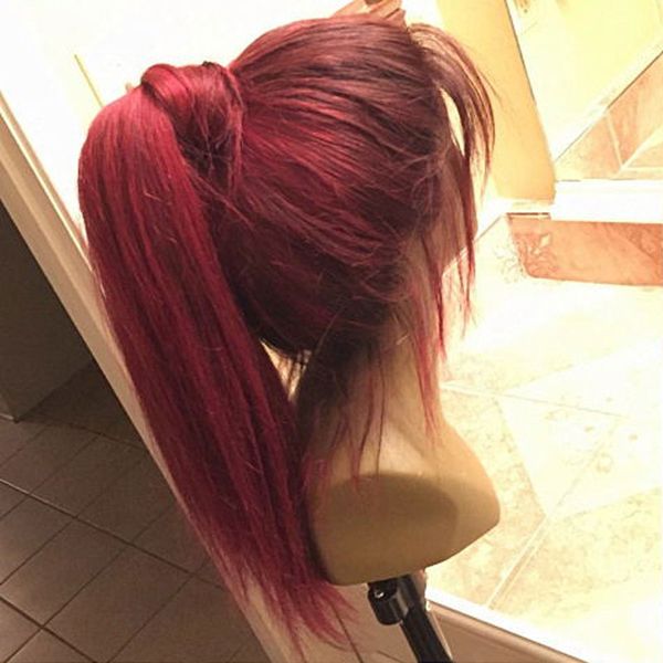 ombre burgundy silky straight full lace human hair wigs with dark roots 99j red wine lace front wigs for black women, Black;brown
ombre burgundy silky straight full lace human hair wigs with dark roots 99j red wine lace front wigs for black women, Black;brown