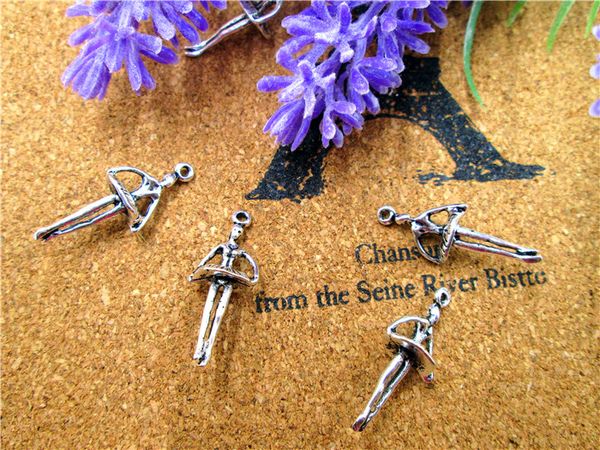 60pcs--ballerina charms, antique tibetan silver mini 3d ballet dancing girl charm pendants 25x10mm, Bronze;silver
60pcs--ballerina charms, antique tibetan silver mini 3d ballet dancing girl charm pendants 25x10mm, Bronze;silver