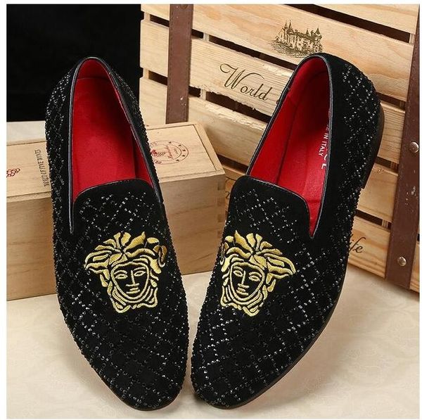 New ell uede drilling arrivla fa hion men embroidery heet metal kanye we t ca ual hoe men dre wedding hoe 38 46
New ell uede drilling arrivla fa hion men embroidery heet metal kanye we t ca ual hoe men dre wedding hoe 38 46