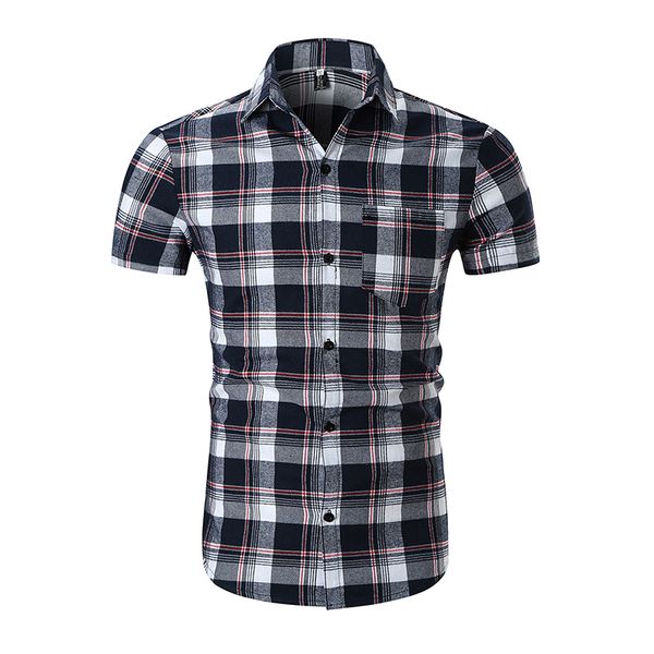 2018 new brand shirt four colors style men's plaid color short sleeve casual shirts fashion summer coon shirt men eu/us size, White;black
2018 new brand shirt four colors style men's plaid color short sleeve casual shirts fashion summer coon shirt men eu/us size, White;black