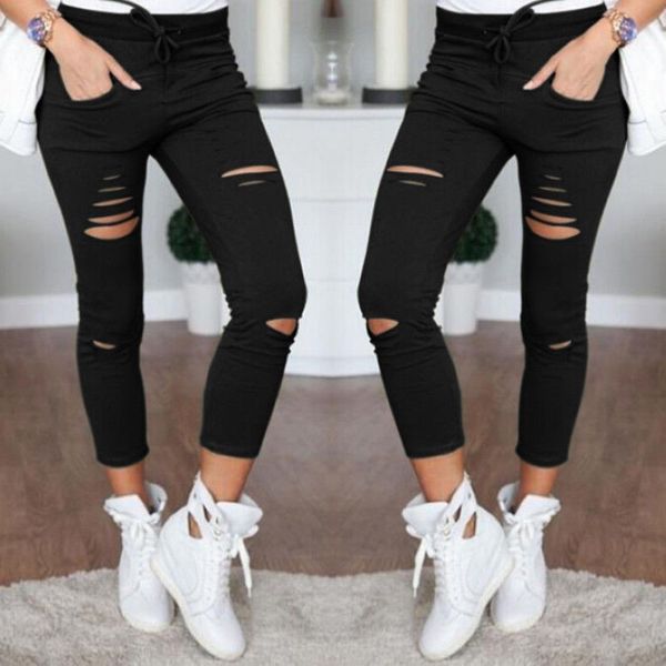 skinny jeans women denim pants holes destroyed knee pencil pants casual trousers black white stretch ripped jeans solid color thin wholesale, Blue
skinny jeans women denim pants holes destroyed knee pencil pants casual trousers black white stretch ripped jeans solid color thin wholesale, Blue