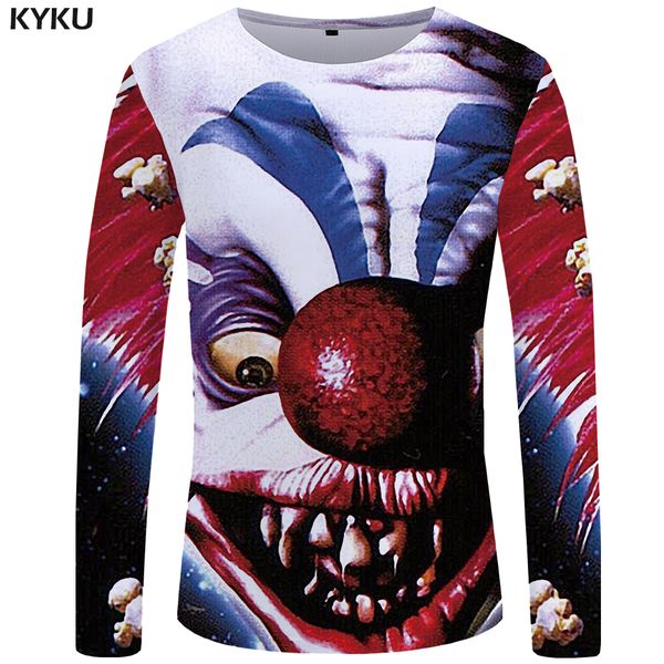 kyku galaxy long t shirt men clown t-shirt punk rock clothes funny 3d printed tshirt casual colorful mens clothing streetwear, White;black
kyku galaxy long t shirt men clown t-shirt punk rock clothes funny 3d printed tshirt casual colorful mens clothing streetwear, White;black