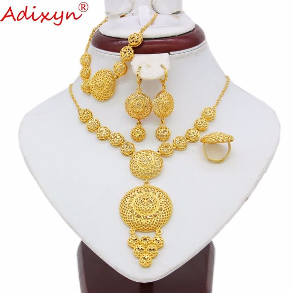 adixyn ethiopian round jewelry set gold color necklace/earring/bracelet/ring african/eritrea/india women gift n05083 d18101003, Silver
adixyn ethiopian round jewelry set gold color necklace/earring/bracelet/ring african/eritrea/india women gift n05083 d18101003, Silver