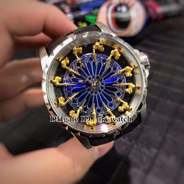 4 styles new excalibur table ronde 45 knights of the round table automatic mens watch silver case blue dial gents watches leather strap, Slivery;brown
4 styles new excalibur table ronde 45 knights of the round table automatic mens watch silver case blue dial gents watches leather strap, Slivery;brown
