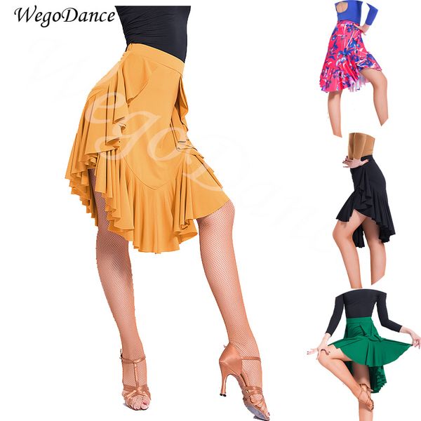 latin dance skirt lotus leaf dance costume practice clothes woman hipping, Black;red
latin dance skirt lotus leaf dance costume practice clothes woman hipping, Black;red