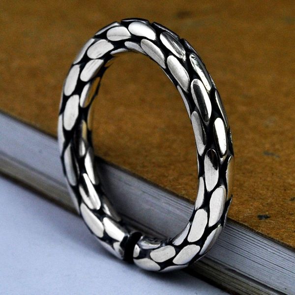 thai silver ring personalized tail ring s925 silver men and women couple hand-woven opening adjustable rings (hy, Golden;silver
thai silver ring personalized tail ring s925 silver men and women couple hand-woven opening adjustable rings (hy, Golden;silver