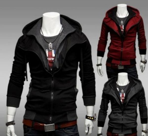 fashion men clothes designer hoodie sweatshirts zipper front lapel neck 2019 men hooded streetwear clothes casual sweatshirt with pocket, Black
fashion men clothes designer hoodie sweatshirts zipper front lapel neck 2019 men hooded streetwear clothes casual sweatshirt with pocket, Black