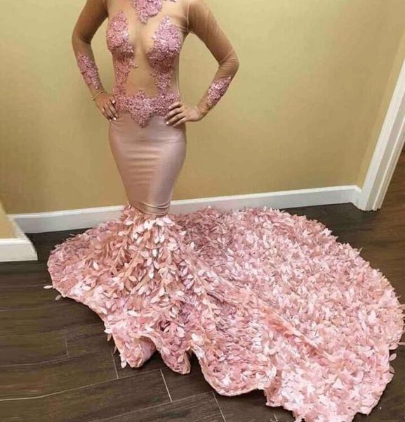 2018 prom dresses long sheer neck lace appliques african mermaid evening dress long sleeves arabic dresses evening wear formal giowns, Black
2018 prom dresses long sheer neck lace appliques african mermaid evening dress long sleeves arabic dresses evening wear formal giowns, Black