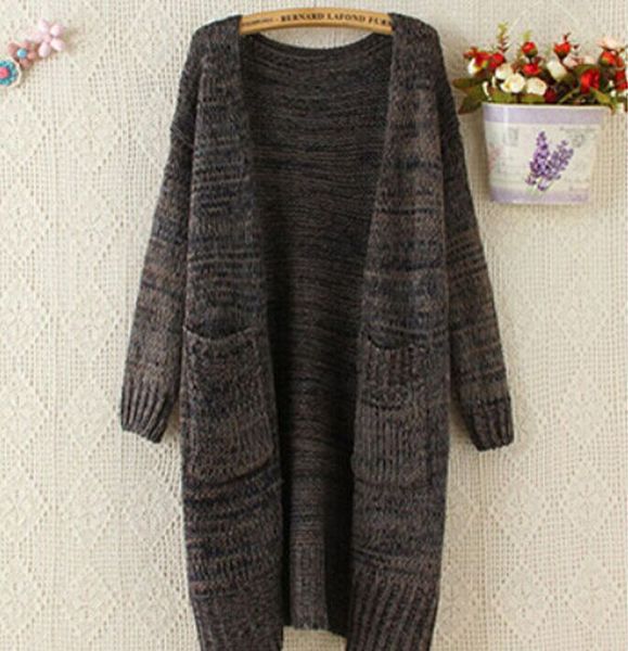 2018 new national style women thick pockets solid needle knit coat, White;black
2018 new national style women thick pockets solid needle knit coat, White;black