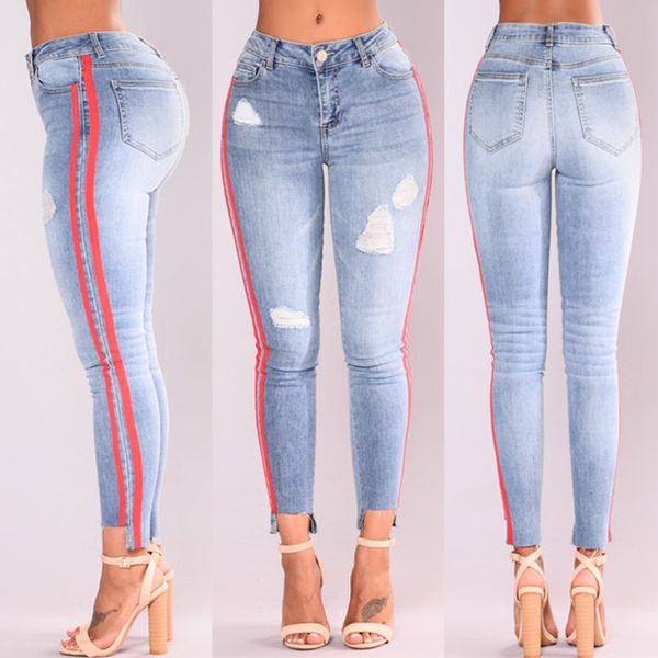 2018 fashion winter jeans women washed zipper pocket elastic pants causal trousers wholesale style ing, Blue
2018 fashion winter jeans women washed zipper pocket elastic pants causal trousers wholesale style ing, Blue