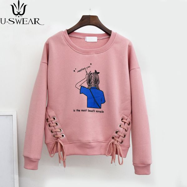 u-swear new autumn crop women t shirt letter print short sleeve lace up cotton loose pink t-shirt leisure tee, White
u-swear new autumn crop women t shirt letter print short sleeve lace up cotton loose pink t-shirt leisure tee, White