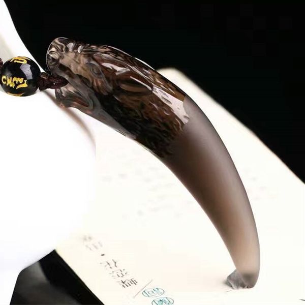 natural black obsidian stone pendant spike wolf's fang women men's amulet lucky jades jewelry pendants with rope, Blue;slivery
natural black obsidian stone pendant spike wolf's fang women men's amulet lucky jades jewelry pendants with rope, Blue;slivery