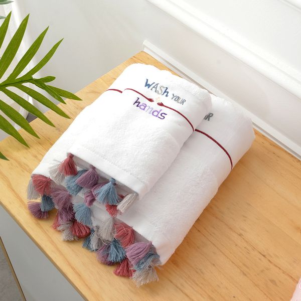 tassel towel set embroidery beach towel bathroom 70*140cm+35*75cm gift set home shower sea beach towels 2pcs
tassel towel set embroidery beach towel bathroom 70*140cm+35*75cm gift set home shower sea beach towels 2pcs
