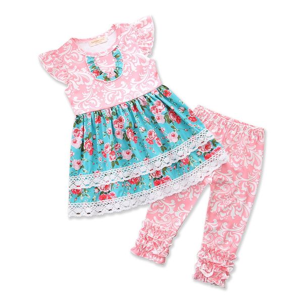 new baby girls sets fashion lace floral fly sleeve ruffles dress + pants 2 pcs set kids lovely pink sets children clothing, White
new baby girls sets fashion lace floral fly sleeve ruffles dress + pants 2 pcs set kids lovely pink sets children clothing, White