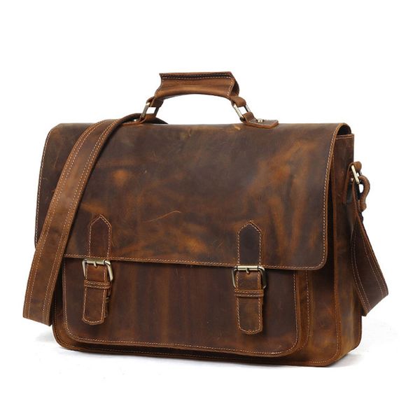 man handbags natural cow leather vintage messenger bag mens large genuine leather business bags travel lapbags briefcase
man handbags natural cow leather vintage messenger bag mens large genuine leather business bags travel lapbags briefcase