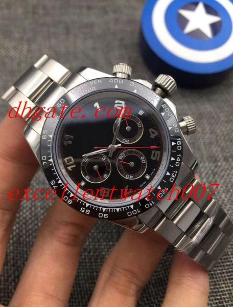 f luxury asia 2813 movement 116500 116500ln black dial ceramic arabic numerals no chronograph automatic mens watches, Slivery;brown
f luxury asia 2813 movement 116500 116500ln black dial ceramic arabic numerals no chronograph automatic mens watches, Slivery;brown