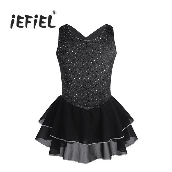 kids professional ballet tutu dress girls criss-cross cutout back ruffled tiered skating ballet dance gymnastics leotard dress, Black;red
kids professional ballet tutu dress girls criss-cross cutout back ruffled tiered skating ballet dance gymnastics leotard dress, Black;red