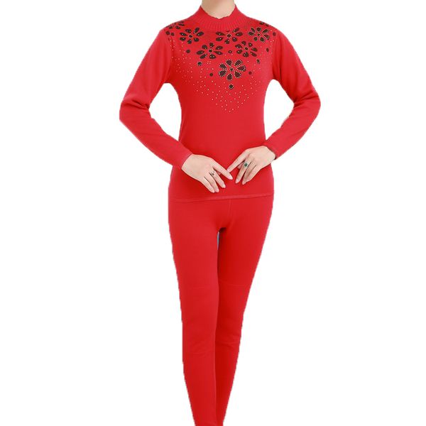Winter Women Thermal Underwear Set Sequin Long Johns Suit Woman Thicken Warm Fleece Underwear Sets Lady Slim Fit Long John Suits, Purple
Winter Women Thermal Underwear Set Sequin Long Johns Suit Woman Thicken Warm Fleece Underwear Sets Lady Slim Fit Long John Suits, Purple